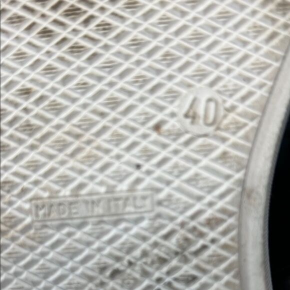 Italian made, Sleek Black Platform Sneakers women's size 10 - Picture 2 of 8